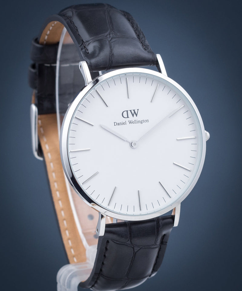 Daniel Wellington Classic Reading White Dial Black Leather Strap Watch For Men - DW00100028 Buy Now By Daniel Wellington