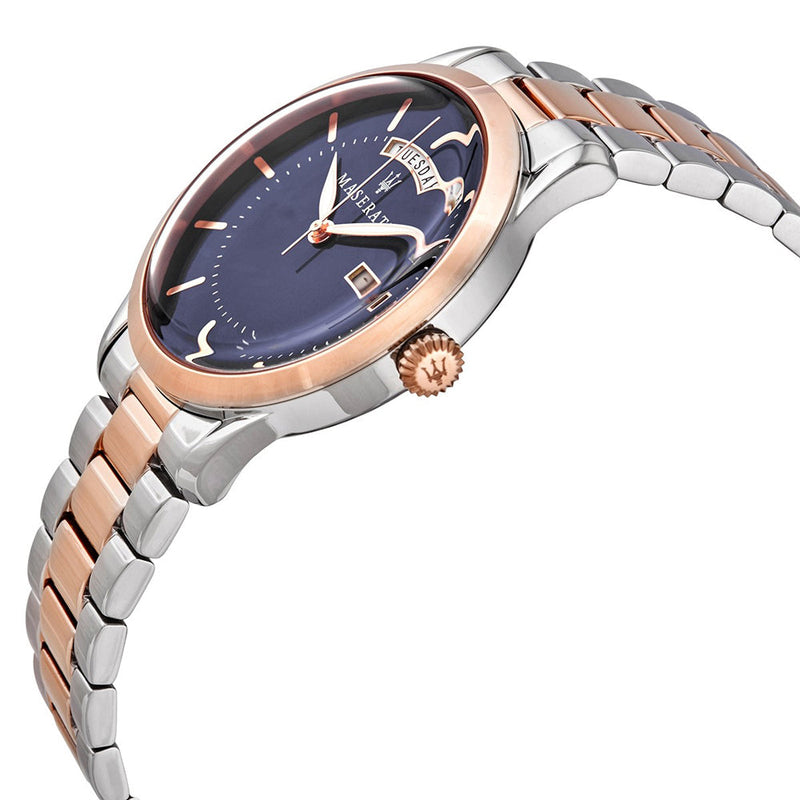 Maserati Tradizione Blue Dial Two Tone Steel Strap Watch For Men - R8853125001 Buy Now By Maserati