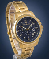 Maserati Successo Chronograph Blue Dial Gold Steel Strap Watch For Men - R8873621021 Buy Now By Maserati