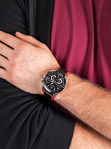 Maserati Traguardo Black Dial Black Leather Strap Watch For Men - R8871612028 Buy Now By Maserati