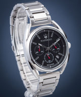 Maserati Trimarano Chronograph Black Dial Silver Stainless Steel Strap Watch For Men - R8873632003 Buy Now By Maserati