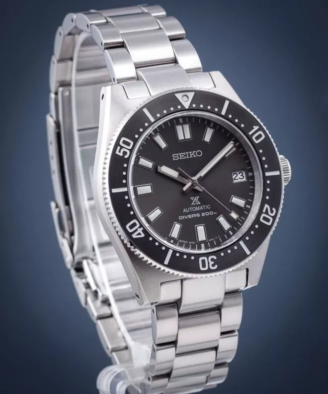 Seiko Prospex 1965 Modern Re Interpretation Automatic Black Dial Silver Steel Strap Watch For Men - SPB143J1 Buy Now By Seiko