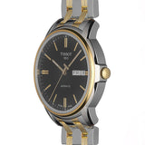 Tissot Automatics III Day Date Black Dial Two Tone Steel Strap Watch For Men - T065.430.22.051.00 Buy Now By Tissot