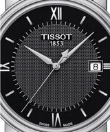 Tissot T Classic Bridgeport Black Dial Silver Steel Strap Watch For Men - T097.410.11.058.00 Buy Now By Tissot