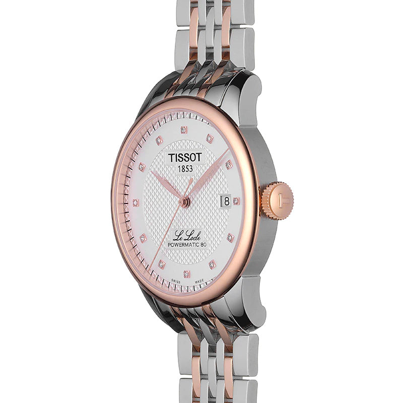 Tissot Le Locle Powermatic 80 Silver Dial Two Tone Steel Strap Watch For Men - T006.407.22.036.01 Buy Now By Tissot