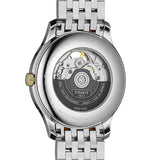 Tissot Tradition Powermatic 80 Open Heart Silver Dial Two Tone Steel Strap Watch For Men - T063.907.22.038.00 Buy Now By Tissot