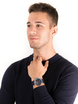 Tommy Hilfiger Nolan Chronograph Blue Dial Blue Rubber Strap Watch for Men - 1791142 Buy Now By Tommy Hilfiger
