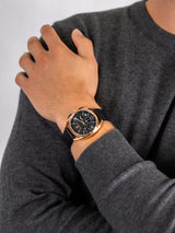 Maserati Trimarano Chronograph Black Dial Leather Strap Watch For Men - R8871632002 Buy Now By Maserati