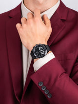 Maserati Traguardo Chronograph Black Dial Black Mesh Bracelet Watch For Men - R8873612031 Buy Now By Maserati