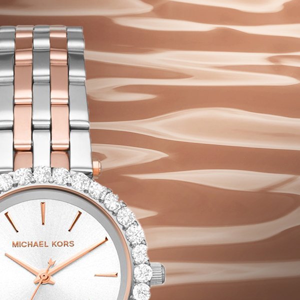 Michael Kors Darci Quartz Silver Dial Two Tone Steel Strap Watch For Women - MK4515 Buy Now By Michael Kors