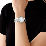 Michael Kors Camille Pave Crystals Silver Dial Silver Steel Strap Watch for Women - MK4804 Buy Now By Michael Kors