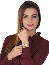 Michael Kors Runway Mother of Pearl Dial Rose Gold Steel Strap Watch For Women - MK6856 Buy Now By Michael Kors