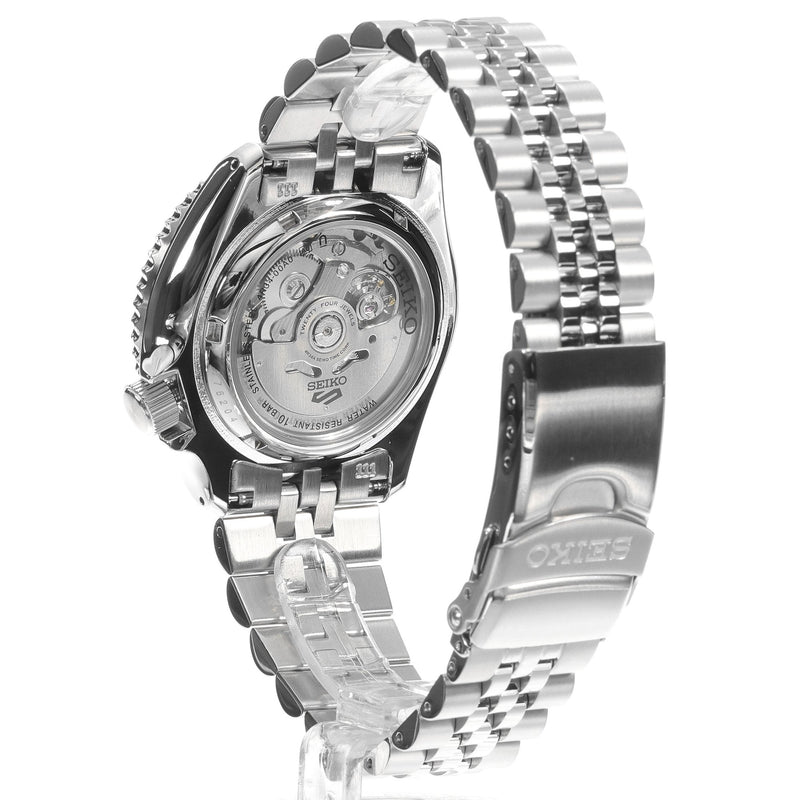Shop Seiko 5 Sports SKX GMT Automatic Green Dial Silver Steel Strap Watch For Men - SSK035K1 in USA