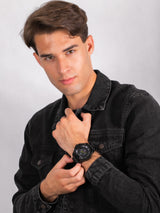 Diesel Mega Chief Chronograph Black Dial Black Mesh Bracelet Watch For Men - DZ4514 Buy Now By Diesel