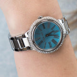 Michael Kors Taryn Quartz Blue Dial Blue Steel Strap Watch For Women - MK6563 Buy Now By Michael Kors