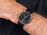 Emporio Armani Classic Quartz Black Dial Black Leather Strap Watch For Men - AR1692 Buy Now By Emporio Armani
