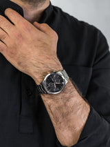 Fossil Townsman Chronograph Grey Dial Silver Steel Strap Watch for Men - FS5407 Buy Now By Fossil