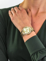 Fossil Riley Gold Dial Gold Steel Strap Watch for Women - ES3203 Buy Now By Fossil