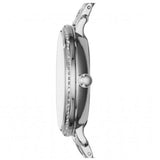 Fossil Jacqueline Multi-Function Mother of Pearl Dial Silver Steel Strap Watch for Women - ES3755 Buy Now By Fossil