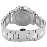 Shop Movado Bold Ceramic Silver Dial Silver Steel Strap Watch for Women - 3600638 in USA