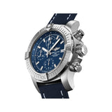 Shop Breitling Avenger Chronograph 43 Blue Dial Blue Nylon Strap Watch for Men - A13385101C1X1 in USA