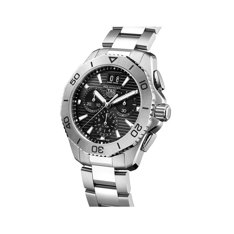 Tag Heuer Aquaracer Professional 200 Date Black Dial Silver Steel Strap Watch for Men - CBP1110.BA0627 Buy Now By Tag Heuer