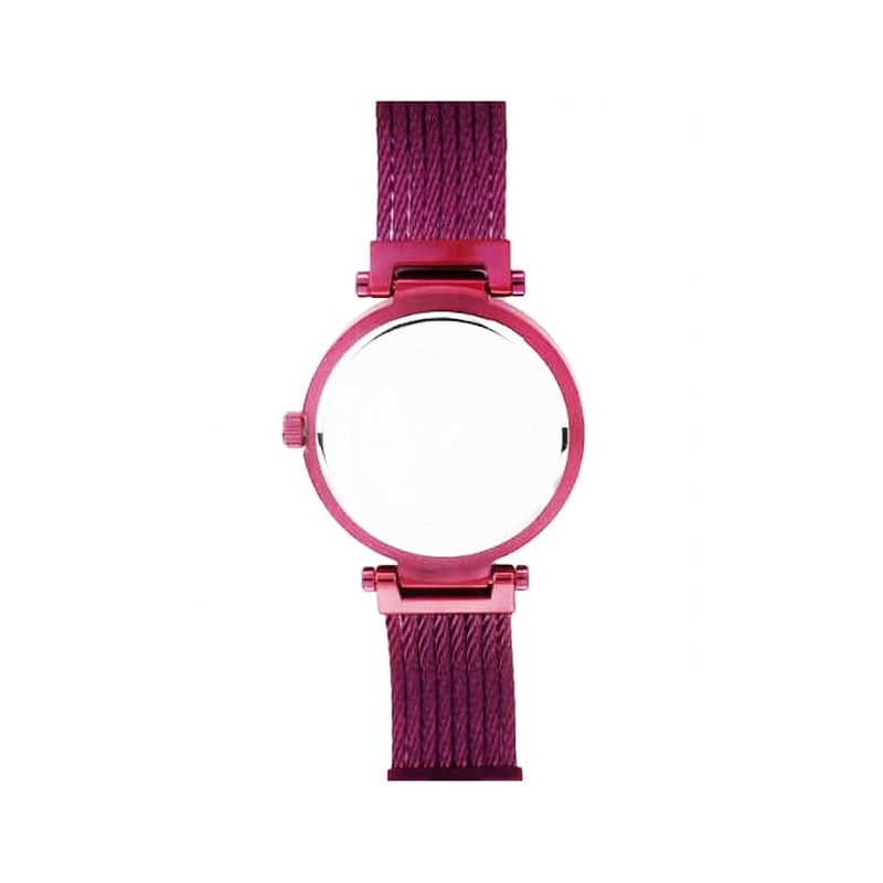 Guess Soho Pink Dial Pink Mesh Bracelet Watch For Women - W0638L6 Buy Now By Guess