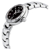 Shop Tag Heuer Link Quartz Diamonds Black Dial Silver Steel Strap Watch for Women - WAT1410.BA0954 in USA