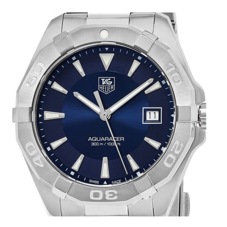 Shop Tag Heuer Aquaracer Blue Dial Watch for Men - WAY1112.BA0928 in USA