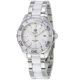 Shop Tag Heuer Aquaracer White Dial Watch for Women - WAY131B.BA0914 in USA