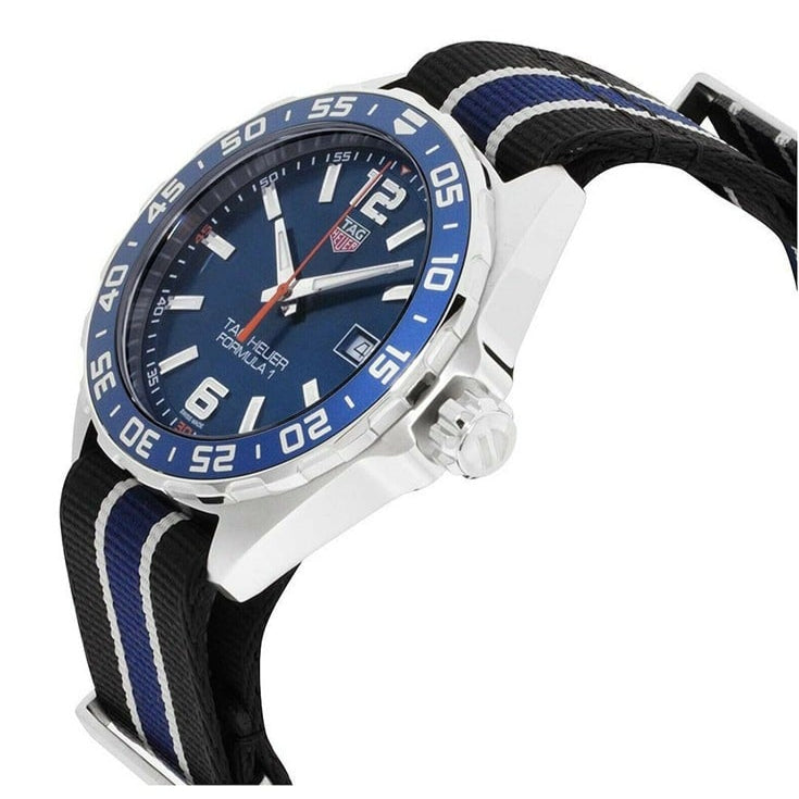 Tag Heuer Formula 1 Quartz Blue Dial Two Tone NATO Strap Watch for Men - WAZ1010.FC8197 Buy Now By Tag Heuer