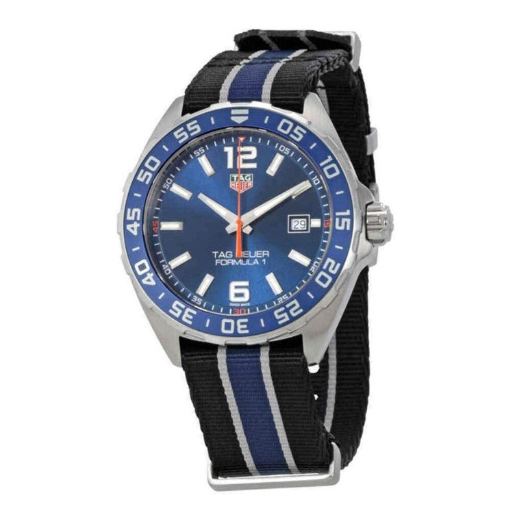 Tag Heuer Formula 1 Quartz Blue Dial Two Tone NATO Strap Watch for Men - WAZ1010.FC8197 Buy Now By Tag Heuer