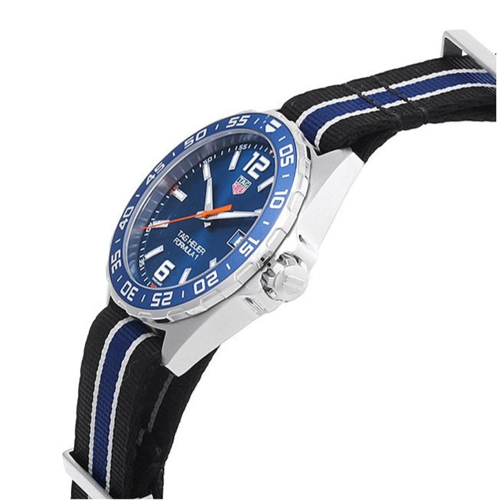 Tag Heuer Formula 1 Quartz Blue Dial Two Tone NATO Strap Watch for Men - WAZ1010.FC8197 Buy Now By Tag Heuer
