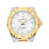 Shop Tag Heuer Aquaracer White Mother of Pearl Dial Watch for Women - WBD1322.BB0320 in USA