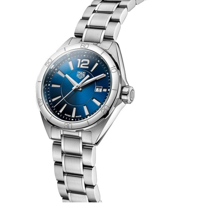 Shop Tag Heuer Formula 1 Quartz Blue Dial Silver Steel Strap Watch for Women - WBJ1412.BA0664 in USA