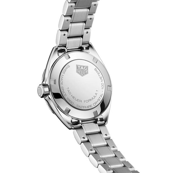 Shop Tag Heuer Formula 1 Quartz Blue Dial Silver Steel Strap Watch for Women - WBJ1412.BA0664 in USA